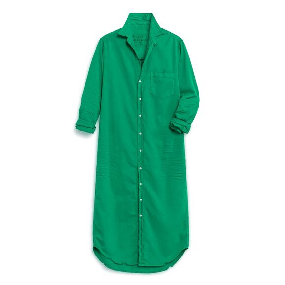 Frank & Eileen Rory Maxi Shirtdress Green - Picture 6 of 12